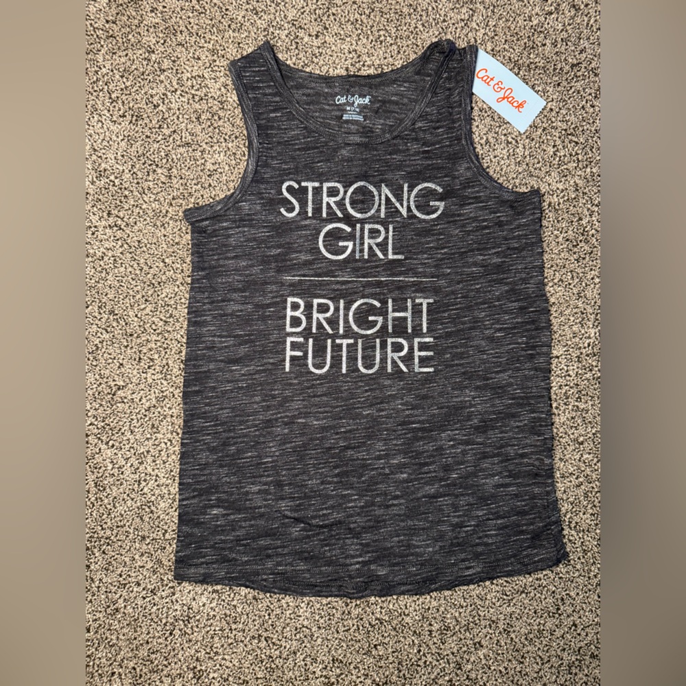 Cat & Jack Strong Girl Tank Top, size 7/8 (037G)